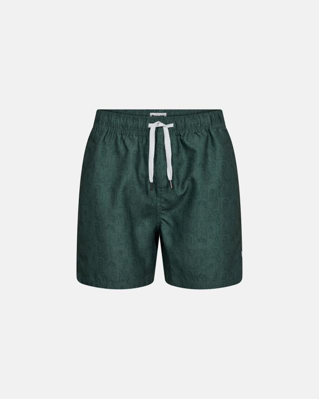 Badshorts "willy" | 100% polyester | Grön -Resteröds