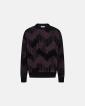 Pullover "mick" | Ull | Svart/lila - Resteröds