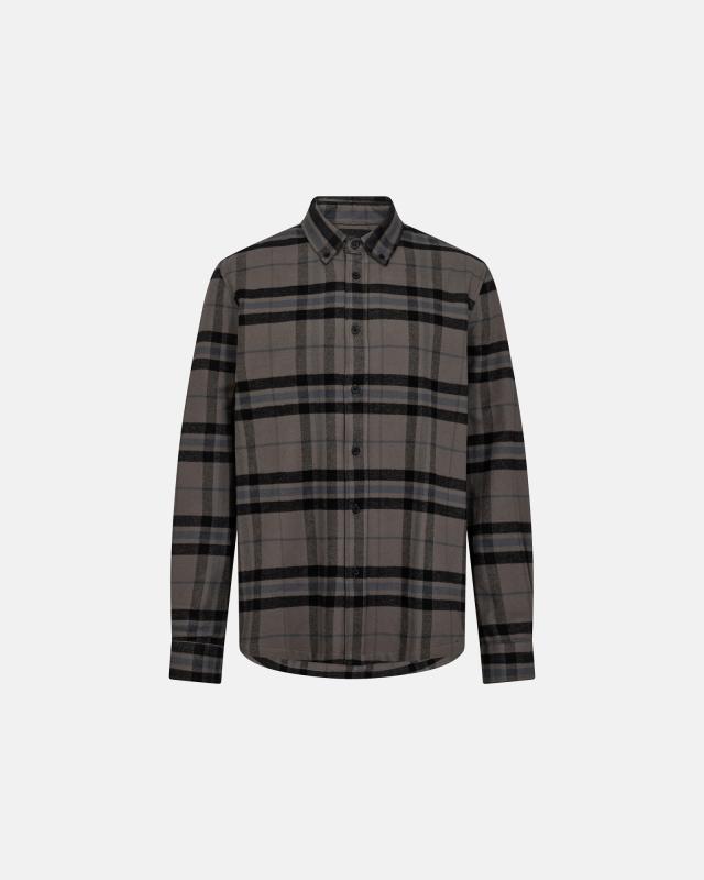 Skjorta "woody" | 100% bomull | Grå -Resteröds