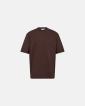 T-shirt med tryck "tas" | 100% bomull | Brun - Resteröds