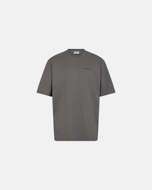 T-shirt med tryck "tas" | 100% bomull | Grå -Resteröds