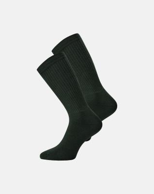 Tennissockor 2-pack | Bomull | Grön -Resteröds Tennissockor 2-pack | Bomull | Grön -Resteröds
