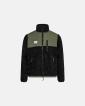 Jacka "panel fleece" | återvunnen polyester | svart -Resteröds