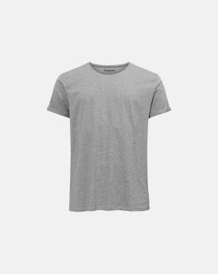 T-shirt "Jimmy Solid", 100% bomull, Grå T-shirt "Jimmy Solid", 100% bomull, Grå