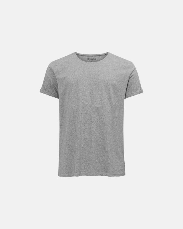 T-shirt "Jimmy Solid", 100% bomull, Grå