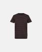 T-shirt "rund hals" | Bambuviskos | Brun/svart - Resteröds