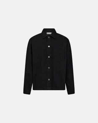 Overshirt 'Armstrong' | 100% bomull | svart -Resteröds Overshirt 'Armstrong' | 100% bomull | svart -Resteröds