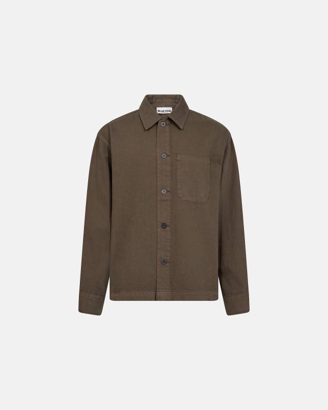 Overshirt 'armstrong' | 100% bomull | grön -Resteröds