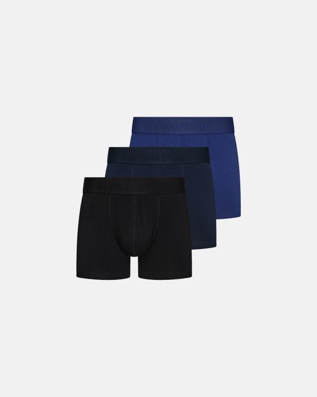 Kalsonger "gunnar" 3-pack | Bambuviskos | Svart/blå/navy -Resteröds
