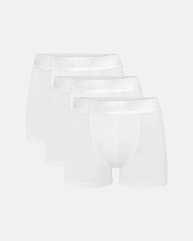 Kalsonger "gunnar" 3-pack | Bambuviskos | Vit -Resteröds