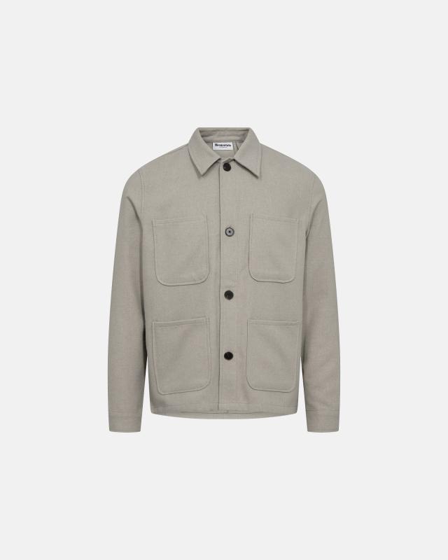 Överskjorta | Polyester | Grå -Resteröds
