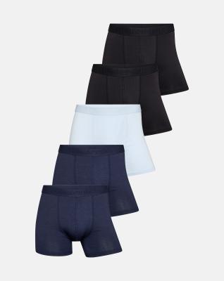Kalsonger "Gunnar" 5-pack, GOTS-bomull, Flerfärgad Kalsonger "Gunnar" 5-pack, GOTS-bomull, Flerfärgad