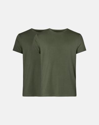 2-pack t-shirt | 100% ekologisk bomull | oliv -Resteröds 2-pack t-shirt | 100% ekologisk bomull | oliv -Resteröds
