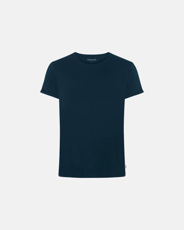 "Jimmy Solid" T-shirt | 100% bomull | marinblå -Resteröds