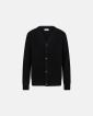Kyle cardigan | Ull | Svart - Resteröds
