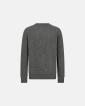 Stickad pullover 'michael' | Ull | Gråmelerad - Resteröds