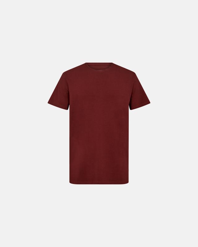 T-shirt "o-neck" | Bambuviskos | Röd -Resteröds