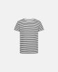T-shirt "o-ringad" | Bambuviskos | Svart - Resteröds