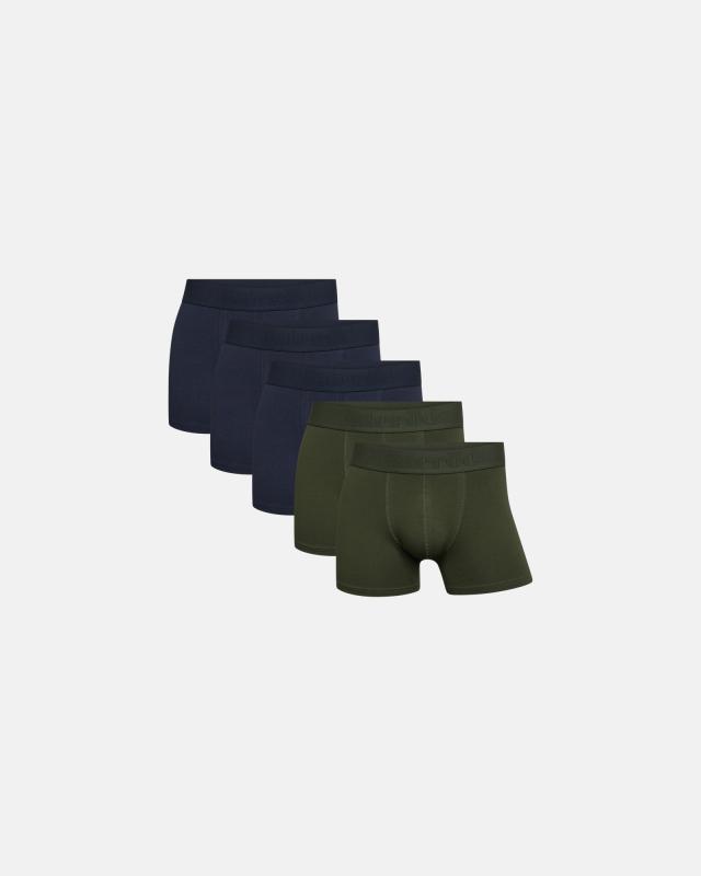 Kalsonger "Gunnar" 5-pack, Ekologisk bomull, Navy/army
