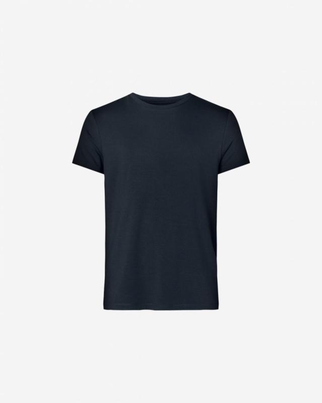 T-shirt "O-ringad" | Bambuviskos | Navy -Resteröds