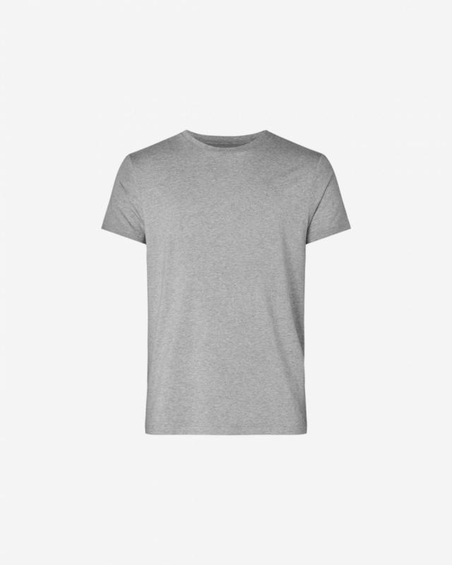 T-shirt "o-neck" | Bambuviskos | Ljusgrå -Resteröds