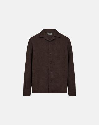 Overshirt "leo" | 100% polyester | Brun -Resteröds Overshirt "leo" | 100% polyester | Brun -Resteröds