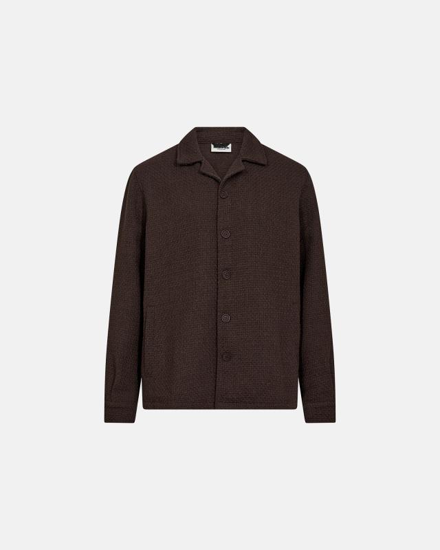 Overshirt "leo" | 100% polyester | Brun -Resteröds