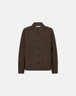 Overshirt "hugh" | 100% bomull | Brun -Resteröds Overshirt "hugh" | 100% bomull | Brun -Resteröds
