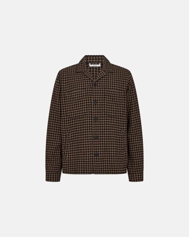 Overshirt "hugh" | 100% bomull | Brun -Resteröds
