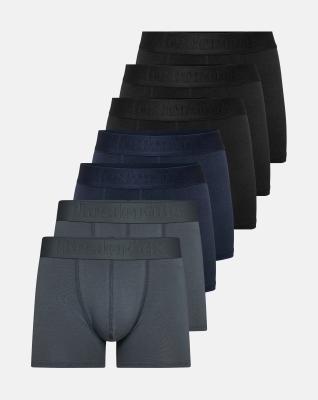 Kalsonger "Gunnar" 7-pack, Ekologisk bomull, Svart/blå/grå Kalsonger "Gunnar" 7-pack, Ekologisk bomull, Svart/blå/grå