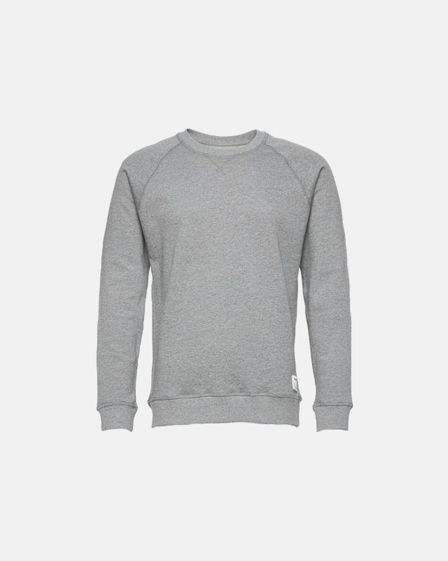 Sweatshirt, 100% bomull, Grå