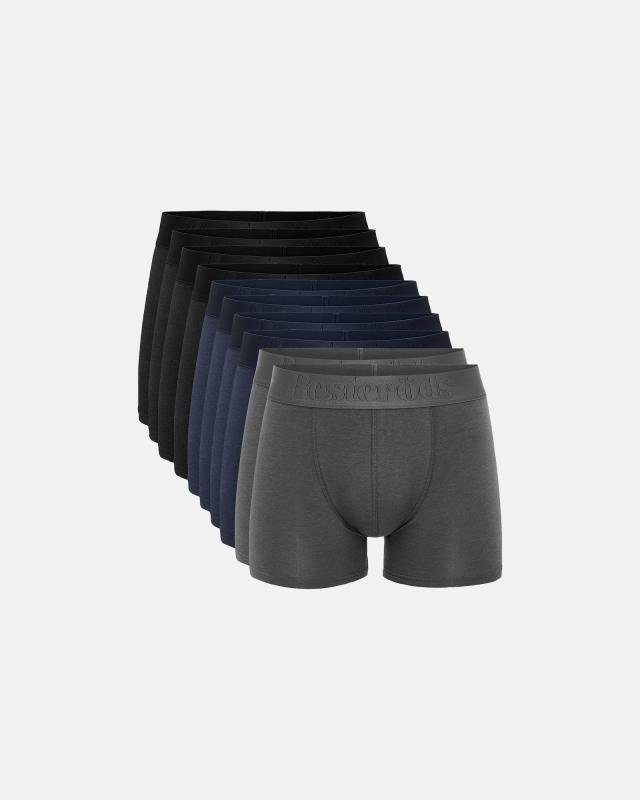 Kalsonger "Gunnar" 10-pack, Bambuviskos, Flerfärgad