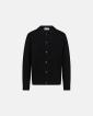 Dean cardigan | Ull | Svart - Resteröds