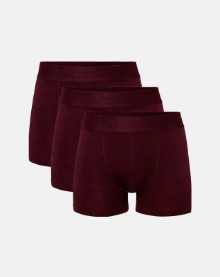 Kalsonger "Gunnar" 3-pack, Bambuviskos, Bordeaux Kalsonger "Gunnar" 3-pack, Bambuviskos, Bordeaux