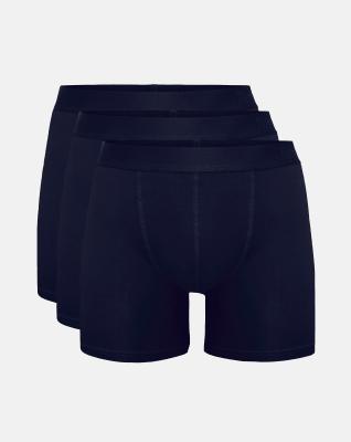 Kalsonger "extra längd" 3-pack, Bambuviskos, Navy Kalsonger "extra längd" 3-pack, Bambuviskos, Navy