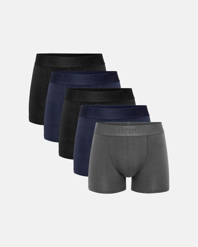 Kalsonger "gunnar" 5-pack | Bambuviskos | Flerfärgad -Resteröds
