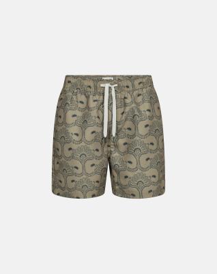 Badshorts "willy" | 100 % polyester | Grå med mönster -Resteröds Badshorts "willy" | 100 % polyester | Grå med mönster -Resteröds