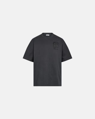 T-shirt med tryck "dev" | 100% bomull | Mörkgrå -Resteröds T-shirt med tryck "dev" | 100% bomull | Mörkgrå -Resteröds