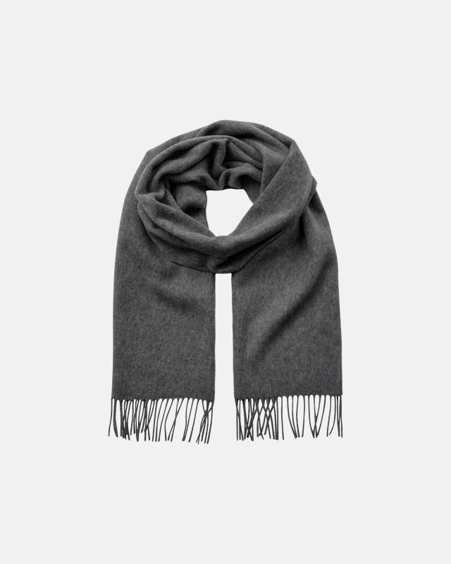 Halsduk | 100% ull | Grå -Resteröds