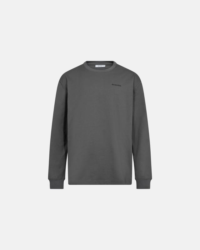 Långärmad t-shirt "Ted", 100% bomull, Grå