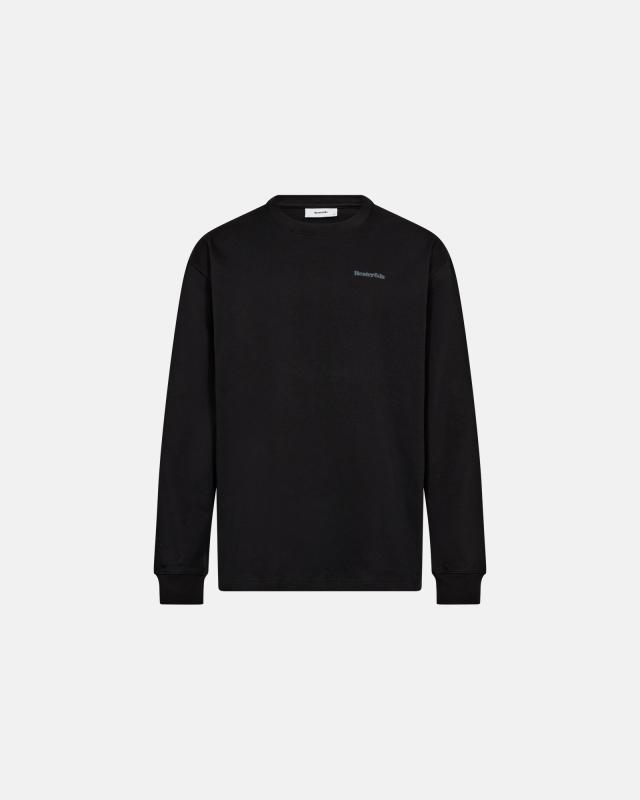Långärmad t-shirt "Ted", 100% bomull, Svart
