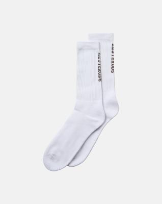 Tennissockor "Resteröds" 2-pack | Bomull | Vit med brun -Resteröds Tennissockor "Resteröds" 2-pack | Bomull | Vit med brun -Resteröds