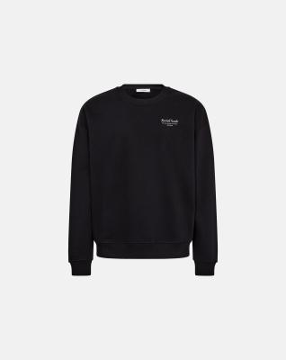 Sweatshirt crewneck "drake" | 100% bomull | Svart med tryck -Resteröds Sweatshirt crewneck "drake" | 100% bomull | Svart med tryck -Resteröds