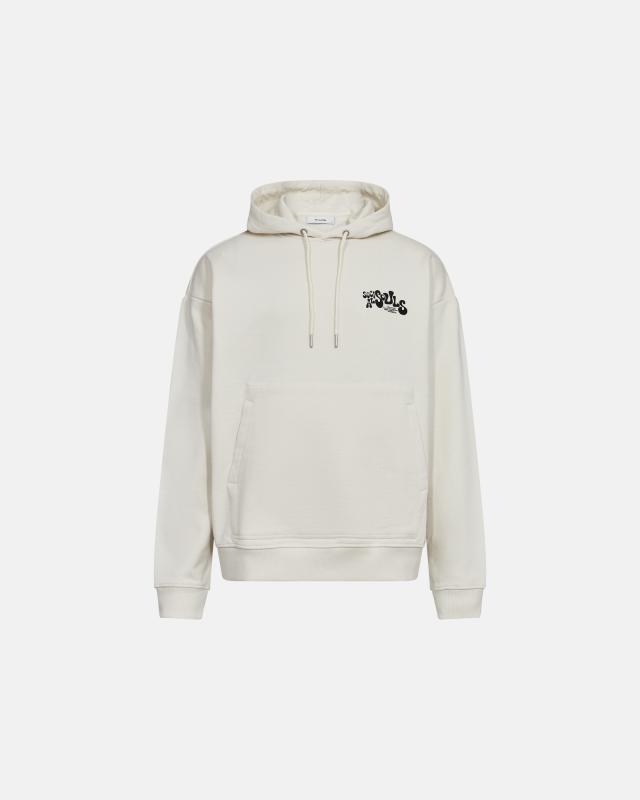 Huvtröja "Jay", 100% bomull, Off-white