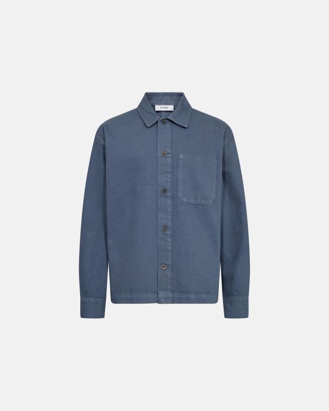 Overshirt 'armstrong' | 100% Bomull | Blå -Resteröds