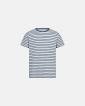 T-shirt | Bambuviskos | Blårandig - Resteröds