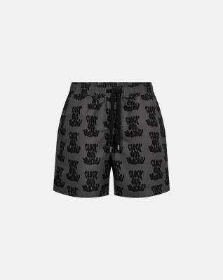 Badeshorts "willy" | 100% polyester | Svart med mönster -Resteröds Badeshorts "willy" | 100% polyester | Svart med mönster -Resteröds