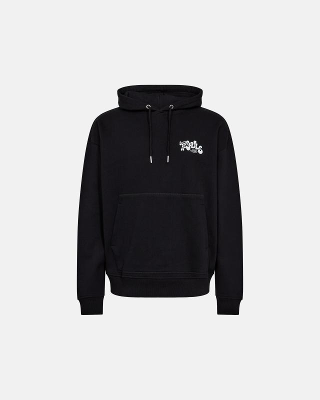 Hoodie "jay" | 100% bomull | Svart -Resteröds