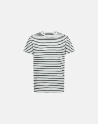 T-shirt "o-neck", Bambuviskos, Grönrandig T-shirt "o-neck", Bambuviskos, Grönrandig