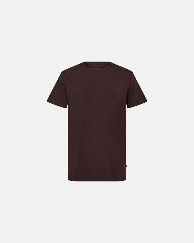 T-shirt "o-neck" | Bambuviskos | Brun -Resteröds